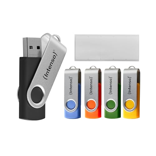 INTENSO Clé USB 2.0 Basic Line - Pack de 10 x 8 Go