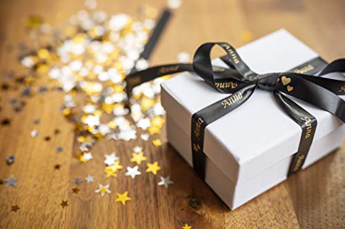 BROTHER P-Touch 12mm black/gold ribbon tape
