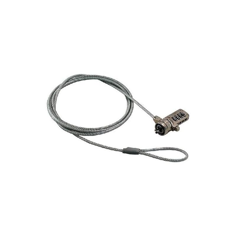 MCL MJ1A99AZZZ8LENAN6 - Câble antivol type Nano 6mm avec système à clé - 1.80m