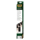 FELLOWES ANNEAUX PLASTIQUES 6 MM NOIR X 25