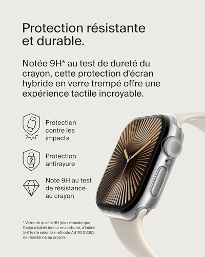 BELKIN TemperedCurve Bumper Screen Protection - Series 10 - CL 42mm