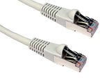 Cordon RJ45 catégorie 6 S/FTP LSOH snagless gris - 0,5 m