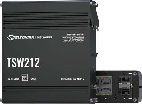 TELTONIKA NETWORKS TSW212 Layer2/L3 Managed Ethernet switch
