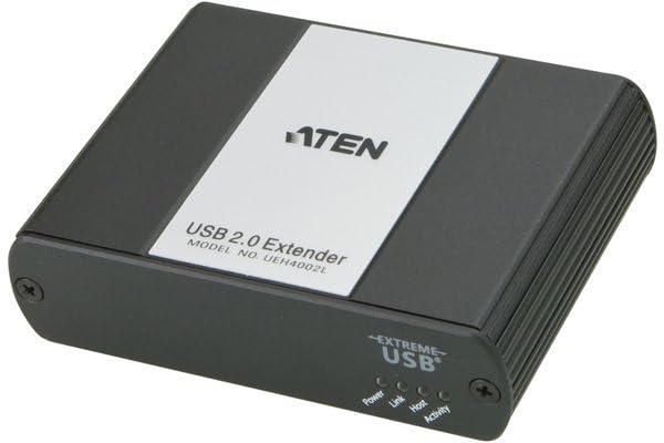 ATEN UEH4002A-AT-G extension audio/video Émetteur et récepteur AV Noir, Blanc