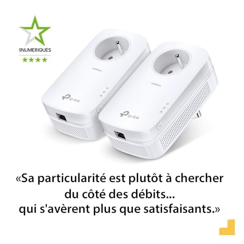 Tp-link TL-PA8015P KIT CPL AV1300 Gigabit prise Gigogne FR