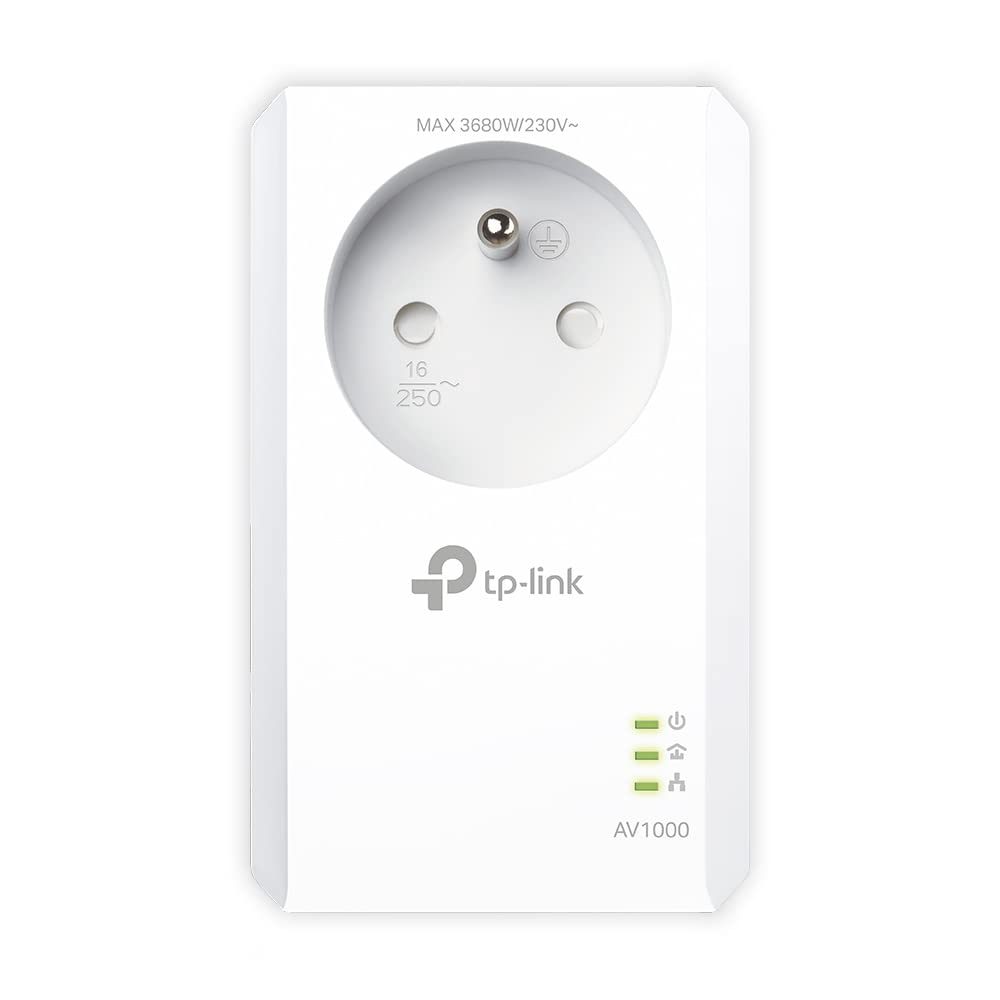 TP-LINK AV1000 Gigabit Passthrough Powerline Adapter