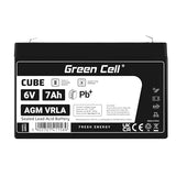 Green Cell Battery AGM 6V 7AH