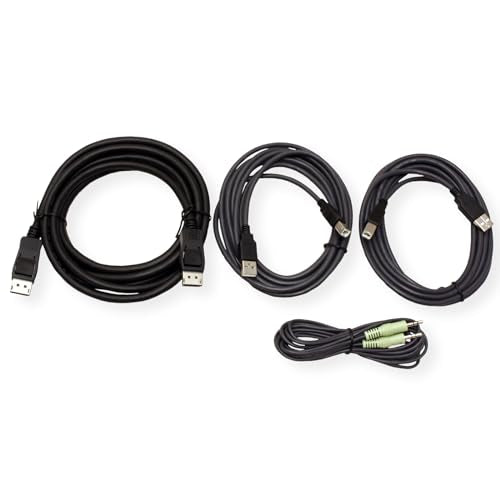 ATEN 2L-7D03UDPX4 câble kvm Noir