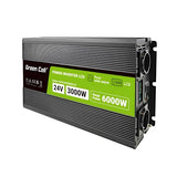 Green Cell Przetwornica napicia PowerInverter LCD 12 V 500W/1000W Przetwornica samochodowa z wywietlaczem - czysty sinus adaptateur de puissance & onduleur Auto