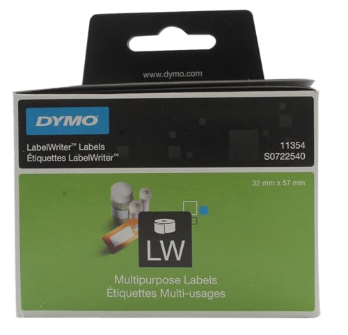 Rouleau dymo 1000 etiquettes 57x32 mm pour labelwriter