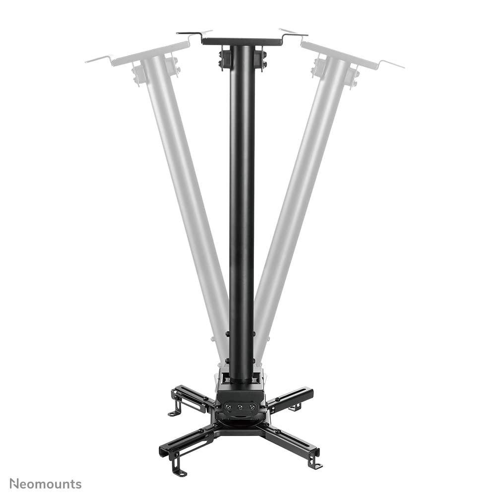 NEOMOUNTS CL25-540BL1 Support de plafond pour vidéoprojecteur - h 60.5-90.5 cm - installation facile - orientable