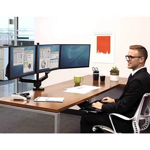 FELLOWES Bras porte-écrans triple Platinum Series