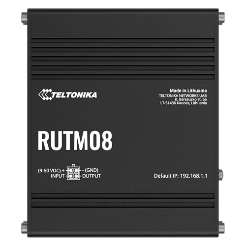 TELTONIKA NETWORKS RUTM08 Wired 4x RJ45-Ports router