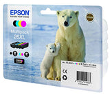 EPSON 3LB 26XL ink cartridge black and tri-colour high capacity 41.3ml 1-pack blister without alarm
