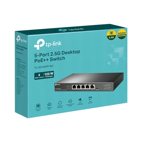 5-Port 2.5G Desktop Switch with 4-Port