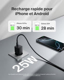 BELKIN 25W USBC PD WALL CHARGER WITH PPS BLACK