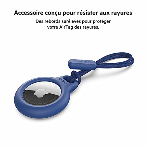 BELKIN Airtag Protection avec Cordon Bleu