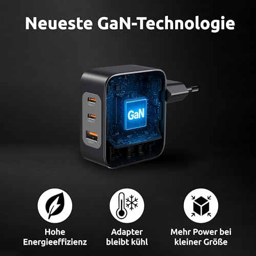 CHARGEUR SECTEUR USB TYPE C 100 W AVEC CORDON 2,0 M