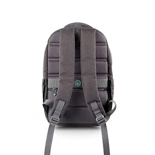 URBAN FACTORY Eco-designed laptop backpack made from recycled PET. Its structure is reinforced with high density foam