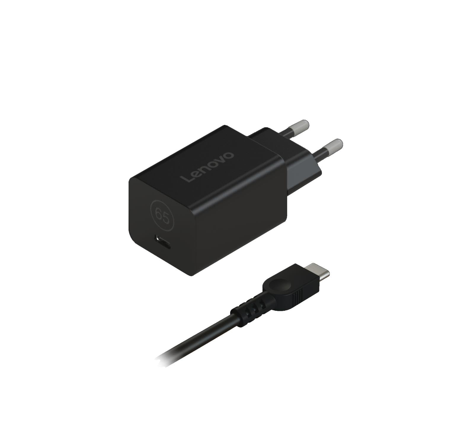 LENOVO Nano Power adapter GaN 65Watt USB-C black Europe