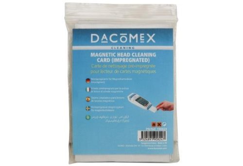 DACOMEX Pack de 5 cartes de nettoyage pour lecteur de cartes