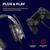 TRUST Casque gaming FORZE pour PS5/PS4 license officielle - Grey