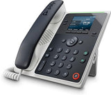 Poly Edge E100 Téléphone VoIP PoE 2 comptes SIP avec écran LCD 2.8" et USB-C
