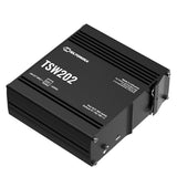 Teltonika TSW202 Géré L2 Gigabit Ethernet (10/100/1000) Connexion Ethernet, supportant l'alimentation via ce port (PoE) Aluminium, Bleu