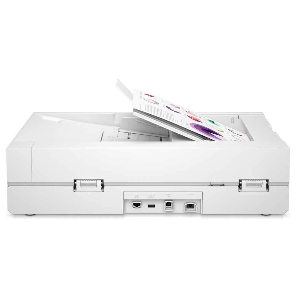 HP ScanJet Enterprise Flow N6600 fnw1 scanner à plat Réseau/USB A4 avec chargeur auto de 100 feuilles - jusqu’à 50 ppm/100ipm