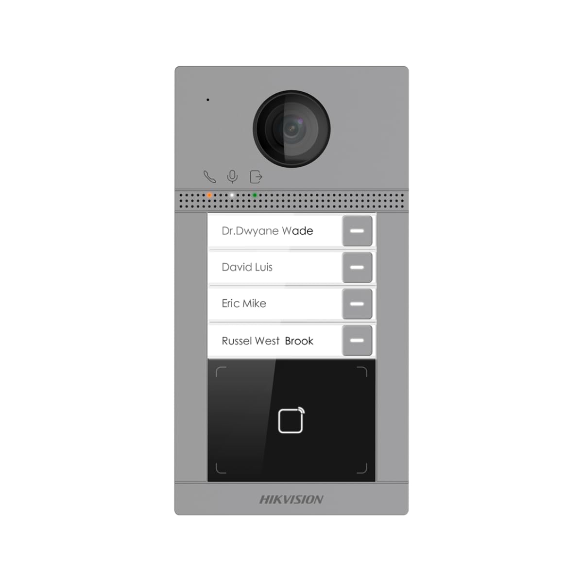 Hikvision DS-KV8413-WME1(C) Station de porte en métal pour villa a 4 boutons