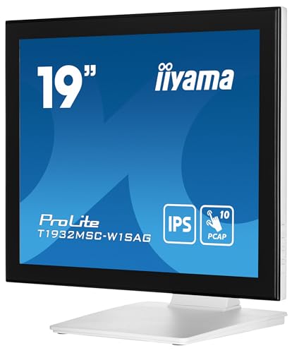 IIYAMA- Ecran tactile 19" T1932MSC-W1SAG- Blanc