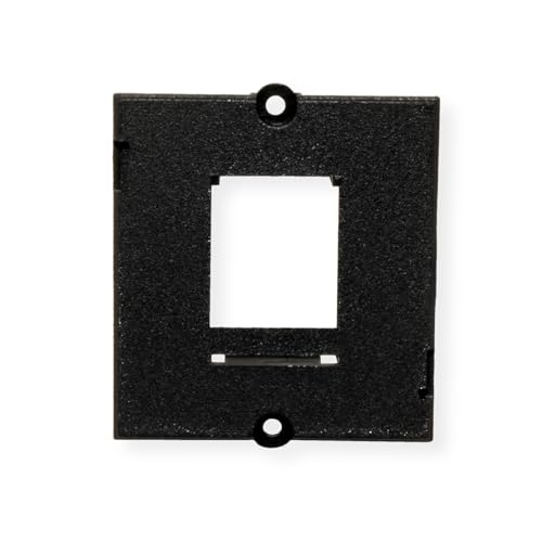 BACHMANN Plastron vide 1 embase keystone (RJ45, USB, HDMI)