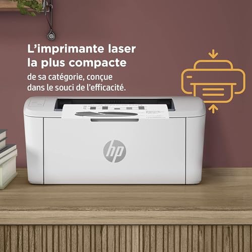 HP LaserJet Imprimante M110w, Noir et blanc, Imprimante pour Petit bureau, Imprimer, Format compact