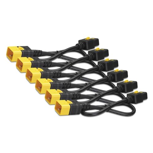 APC Color Coded Locking Power Cords Power cable IEC 60320 C20 to IEC 60320 C19 blue pack of 6