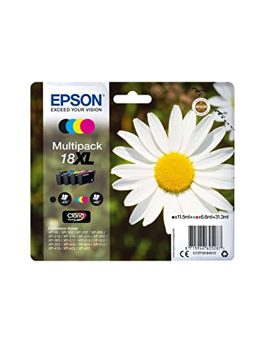 Cartouche EPSON C13T18164012 18XL - Noir + 3 couleurs