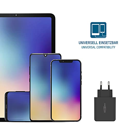 CHARGEUR SECTEUR 4 PORTS USB Type-A NOIR