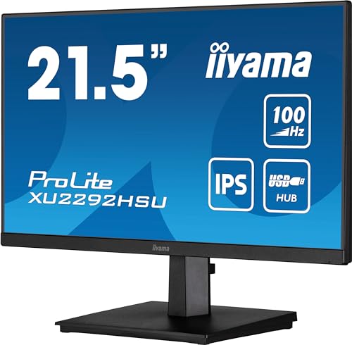 "iiyama ProLite XU2292HSU-B6 écran plat de PC 54,6 cm (21.5"") 1920 x 1080 pixels Full HD LED Noir"