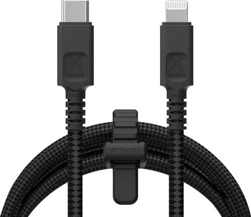 XTorm Cordon USB Type-C vers Lightning Next Gen 1,5 m, noir