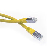 Cordon RJ45 catégorie 6 F/UTP jaune - 5 m