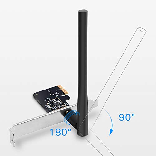TP-LINK Archer T2E WiFi PCIe AC600 DualBand PCE Express Adapter Wireless 802.11a/n High gain external