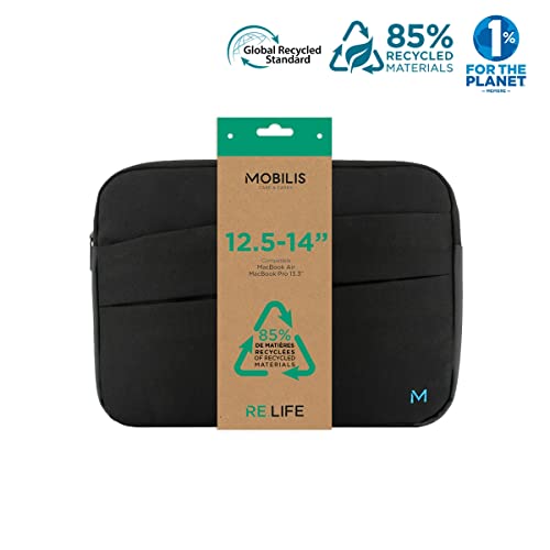 MOBILIS Housse compartiment pour ordinateur portable RE.LIFE 12.5-14   - Noir