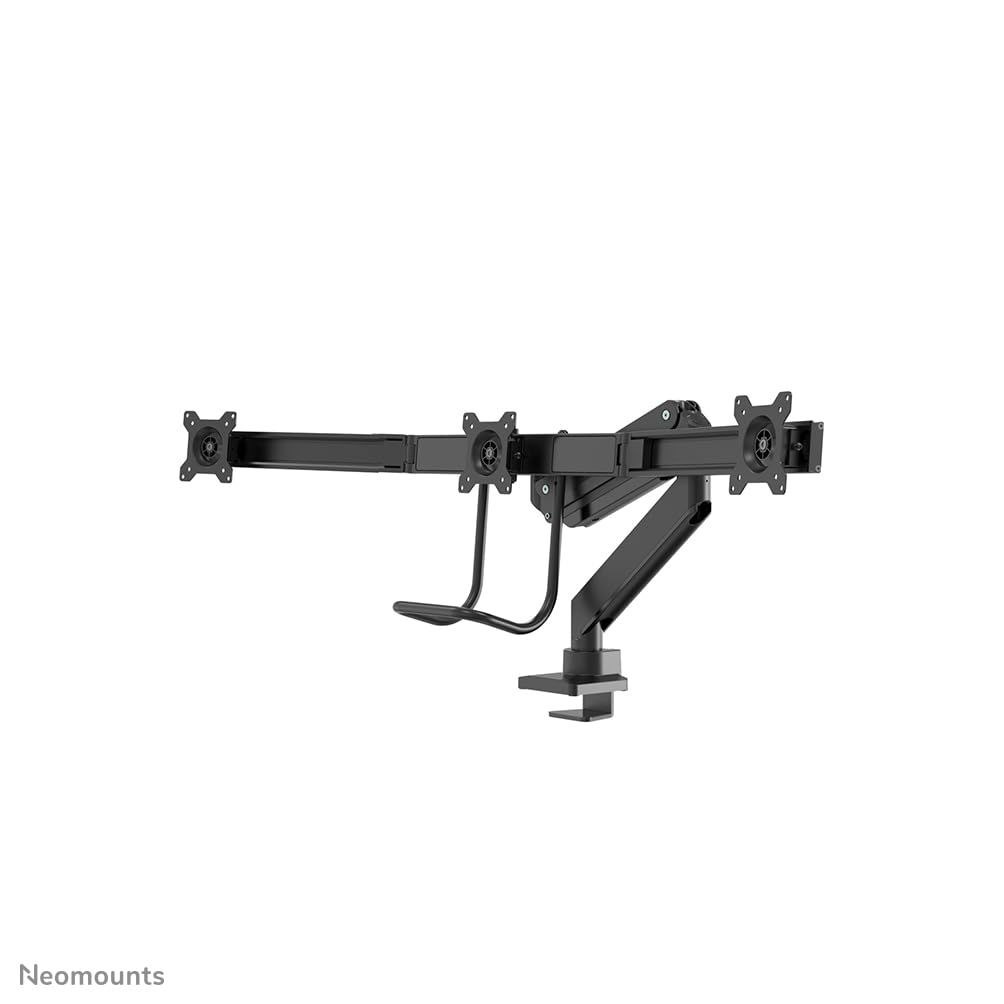 NEOMOUNTS NM-D775DX3BLACK Support décran à fixer 17-27p - ressort à gaz - Topfix - arrêt 180