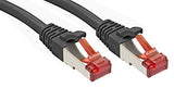 LINDY Cat.6 S/FTP Cable Black 20m Patch Cable