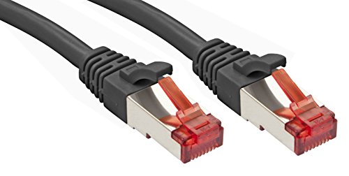 LINDY Cat.6 S/FTP Cable black 1m Patchcable
