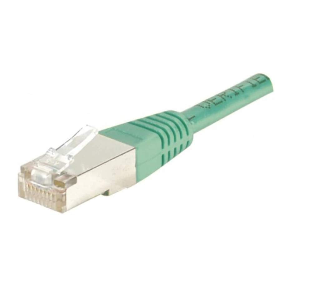 Cordon RJ45 catégorie 5e F/UTP vert CCA - 1 m