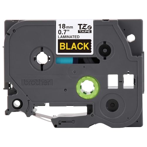 Tape/18mm white on black f P-Touch