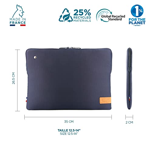 MOBILIS Housse de protection La Frenchie 12.5 - 14" - Bleu nuit