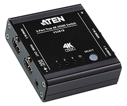 ATEN. VS381B COMMUTATEUR HDMI 2.0 3 PORTS