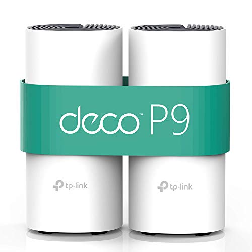 TP-LINK AC1200 Whole-Home Hybrid Mesh Wi-Fi System with Powerline Qualcomm CPU 867Mbps at 5GHz+300Mbps at 2.4GHz AV1000 Powerline