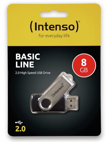 INTENSO Clé USB 2.0 Basic Line - 8 Go